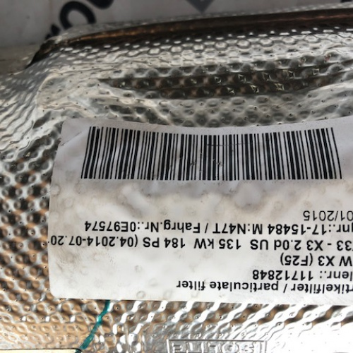 BMW X3 F25 2.0d 135kw DPF filter 8516141